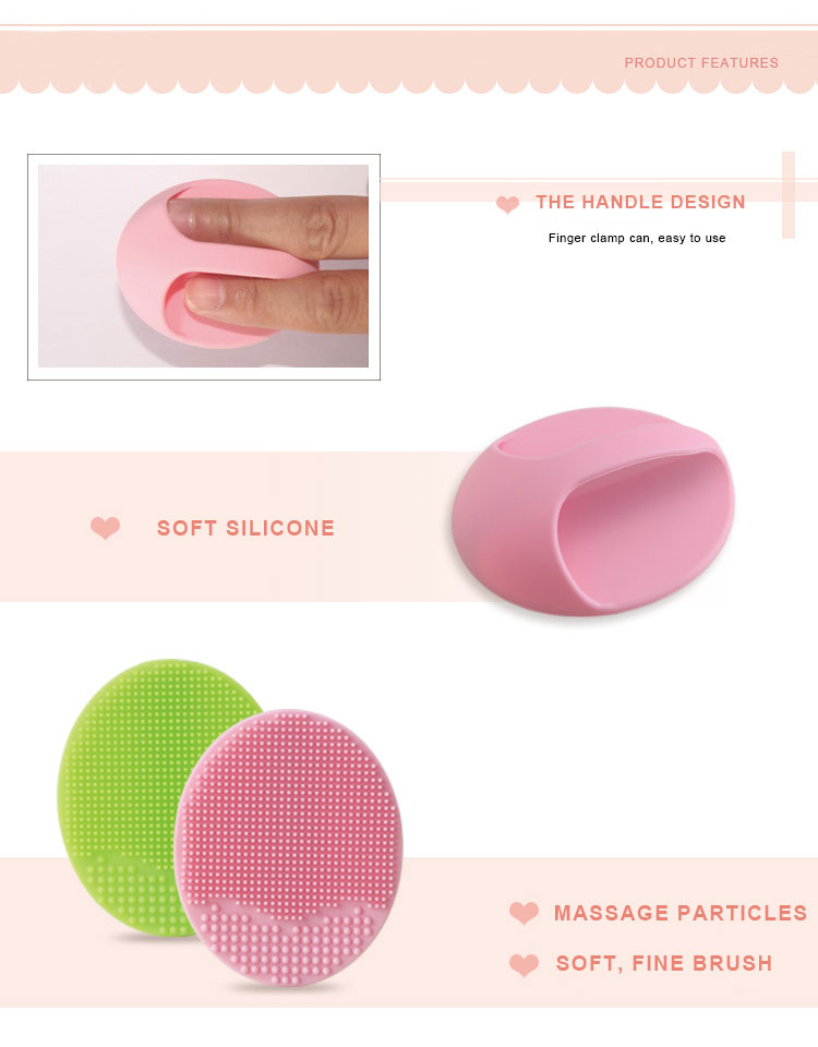 14.5g Colorful Silicone Houseware Silicone Face Cleaning Brush