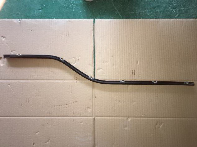 ISUZU Front Door Inner Waterproof Seal 1767380926 Rubber Strip And Sheet Iron