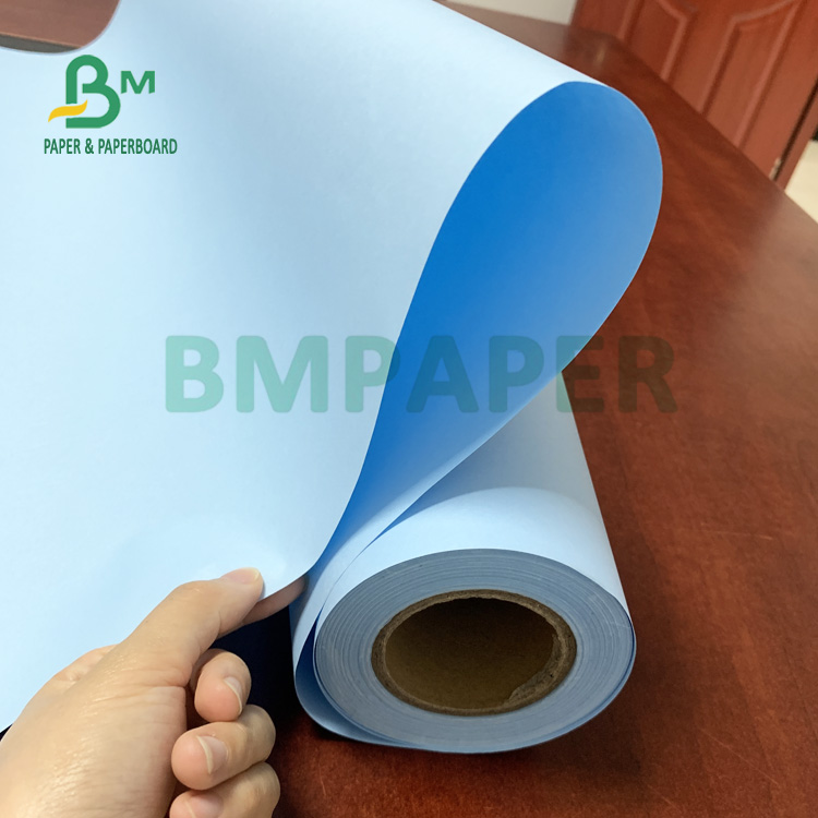 24'' X 150ft 2'' Core Blue Engineering Plotter Paper For Design 20lb 