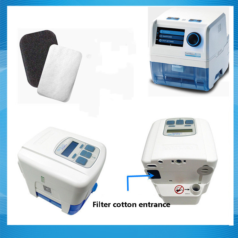 Disposable CPAP Filters 53*35mm for Resmed Airsense S9 S10 Ventilators