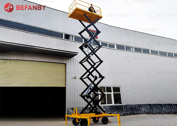 12 M Cleaning Window Movable Table Lift