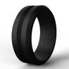 Buy cheap Unisex Silicone Rubber Rings 8mm Grooved for Wedding Engagement from wholesalers