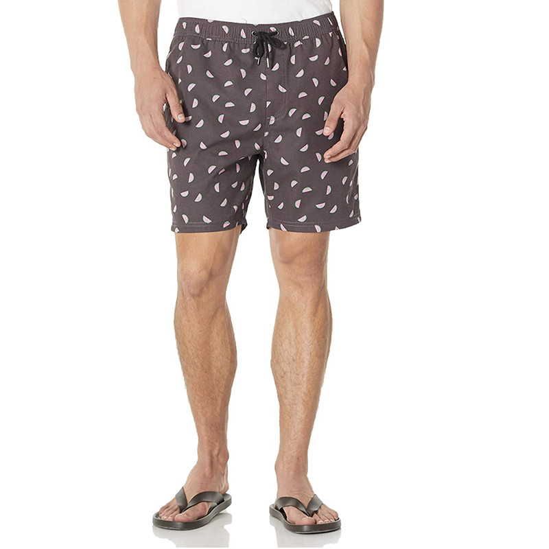 Quick Dry Polyester Men'S 7 Inch Inseam Swim Shorts Trunks With Pockets
