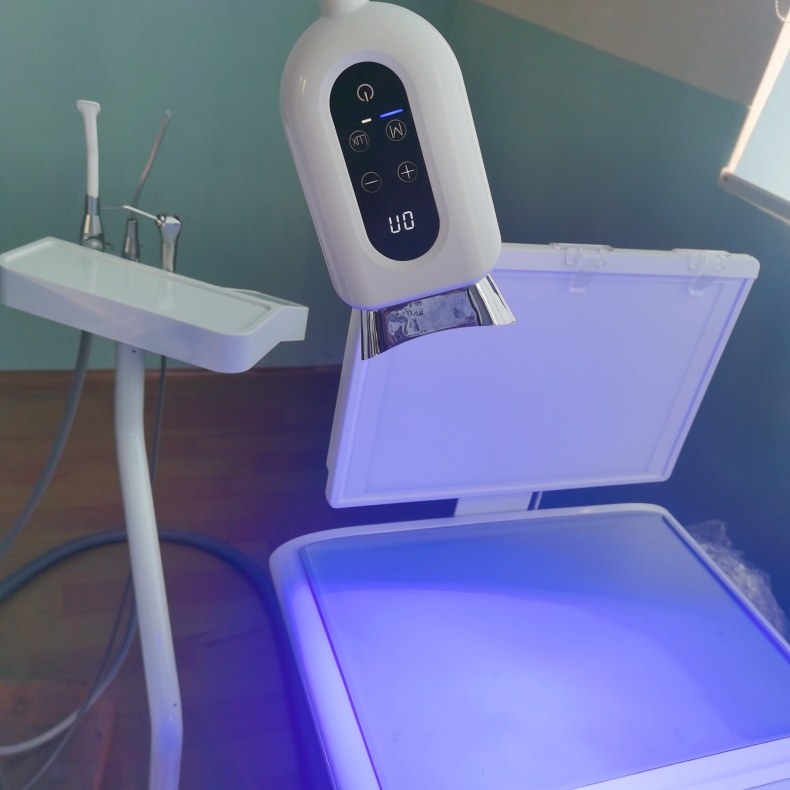 Professional Teeth Whitening Led Bleaching Lamp Dental Chair Mounted Teeth Whitening Machine
