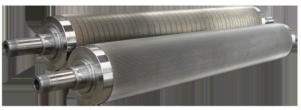 E Flute 1.7mm TC Peripheral Heating Corrugating Rolls