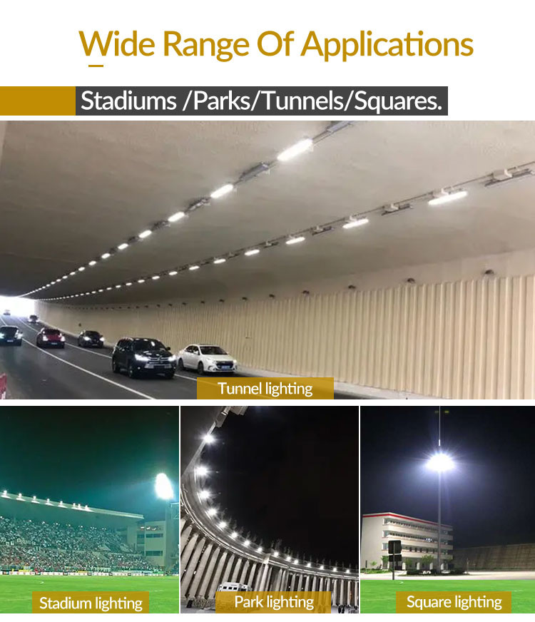 High Power LED High Mast Light 52000lm 400W High Mast Lighting System For Highway