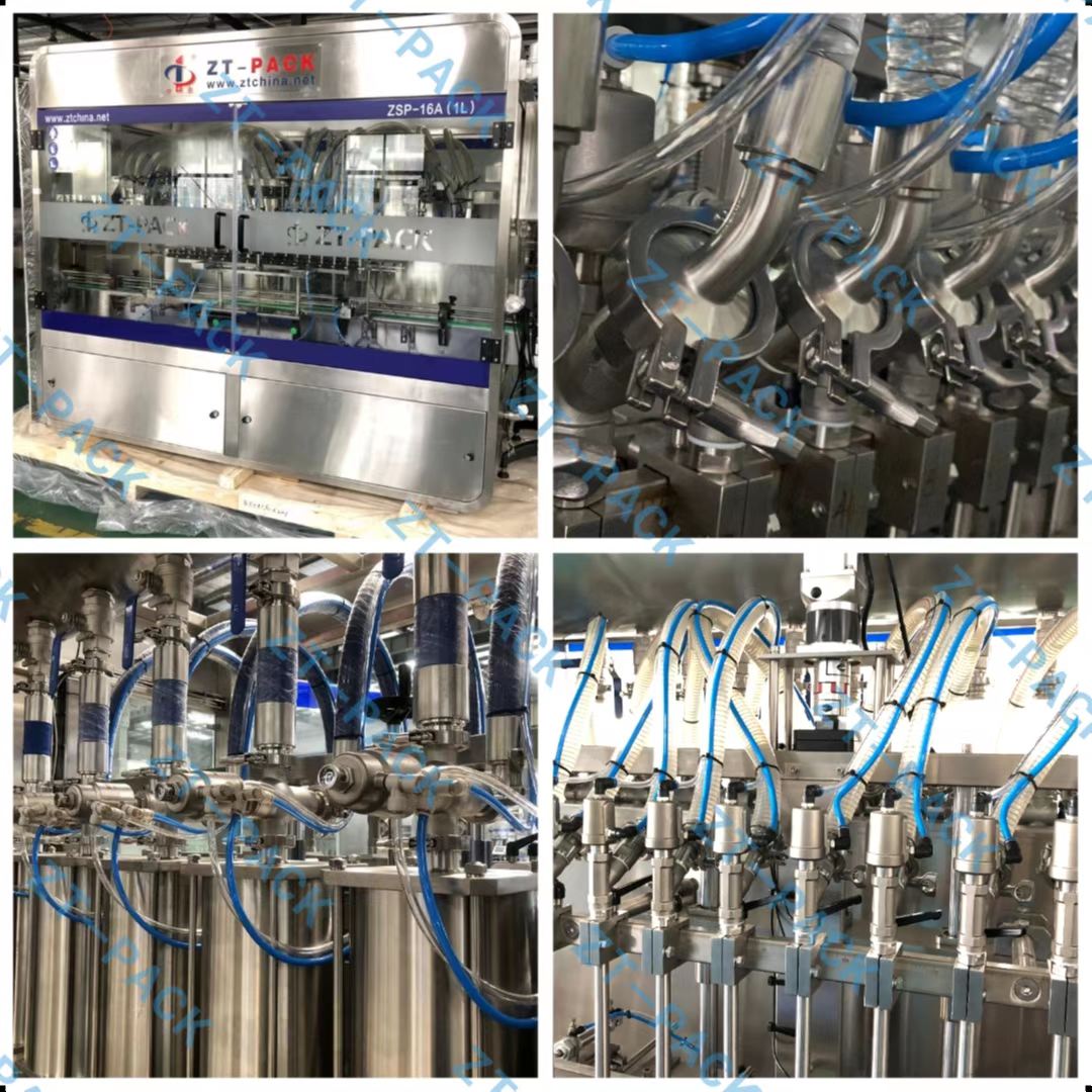 PLC Lubricant Filling Machine Automatic 220v Bottle Filling Capping And Labeling Machine