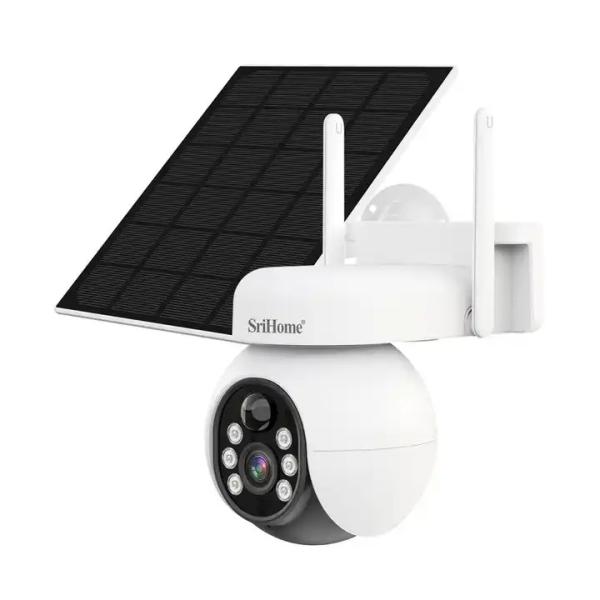 4G 4MP Outdoor Camera With Sim Card Waterproof IP65 Solar PIR Human Detection