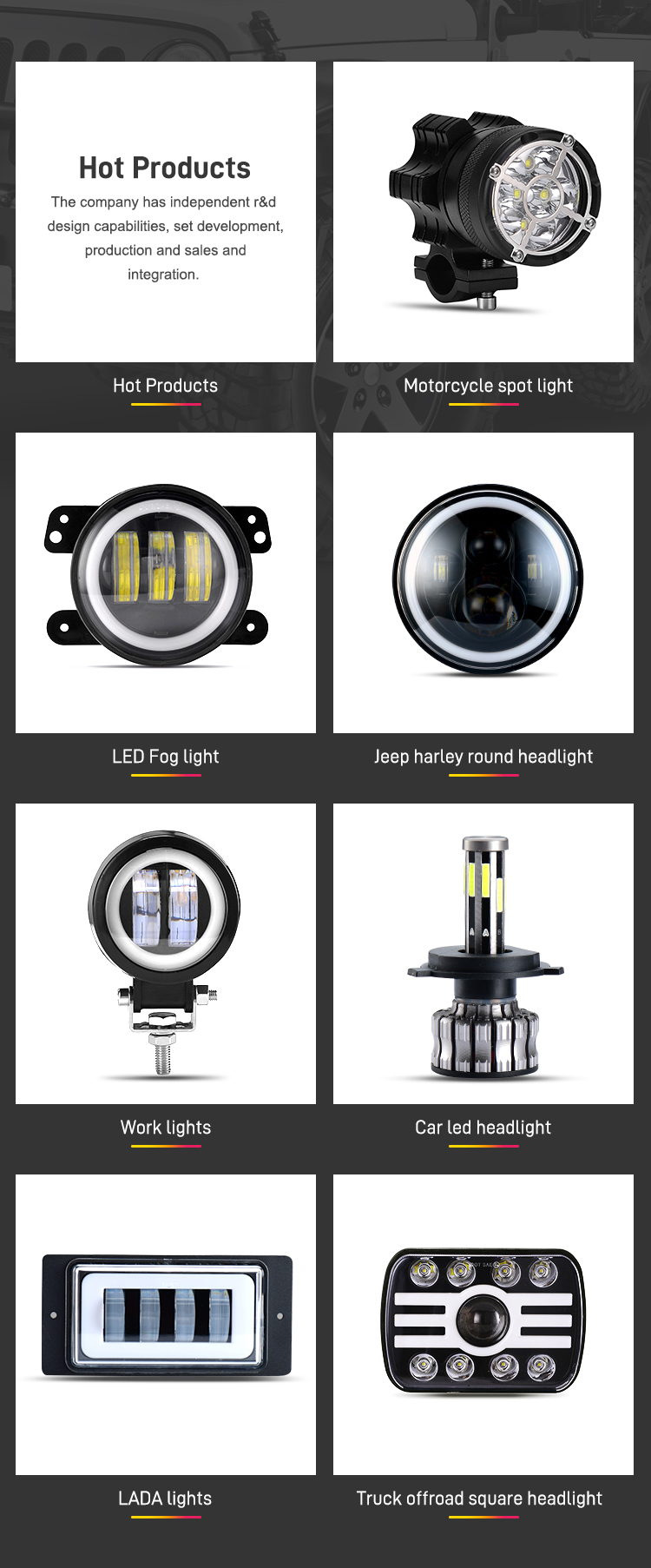 4000LM Motorbike Led Spotlights LED Motorcycle Lights 40W IP67