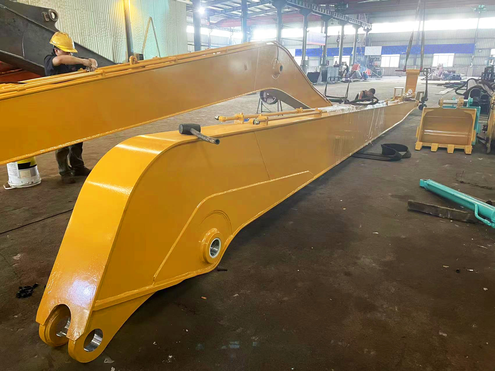 Practical Excavator Long Boom Arm Reach For PC200 CAT320 SK200