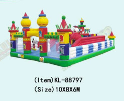 Children Fun Park Large Inflatable Castle Jumping Sliding