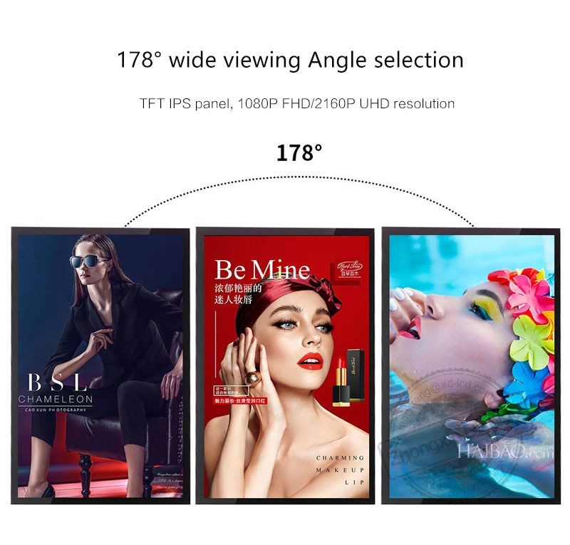 55inch 360 degree Rotating Standing Touch Table for Advertising Equipment Display