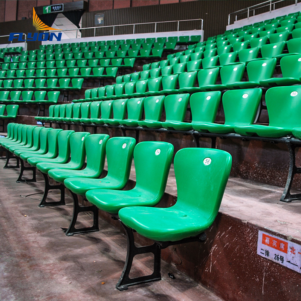 Low Maintenance Plastic Stadium Seating in Various Sizes High UV Resistance