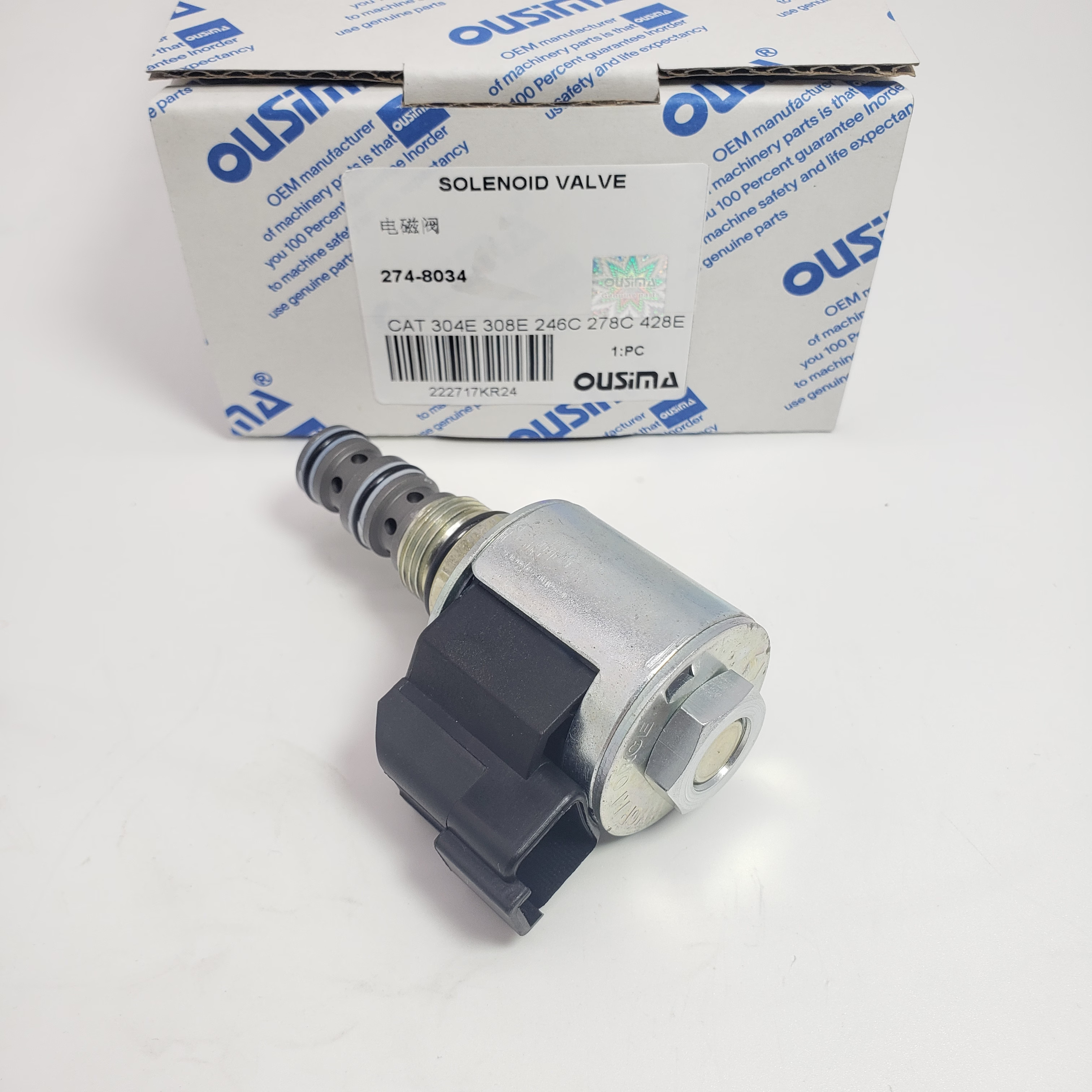Solenoid Valve 274-8034 For CAT 303.5E 304E 308E 246C 272C