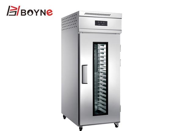 Commercial Fermentation Equipment Single Door Stainless Steel 18 Trays Chiller