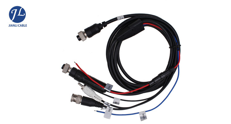 Trailer AV Camera System 6Pin Gx12 Male To Female Aviation Cable