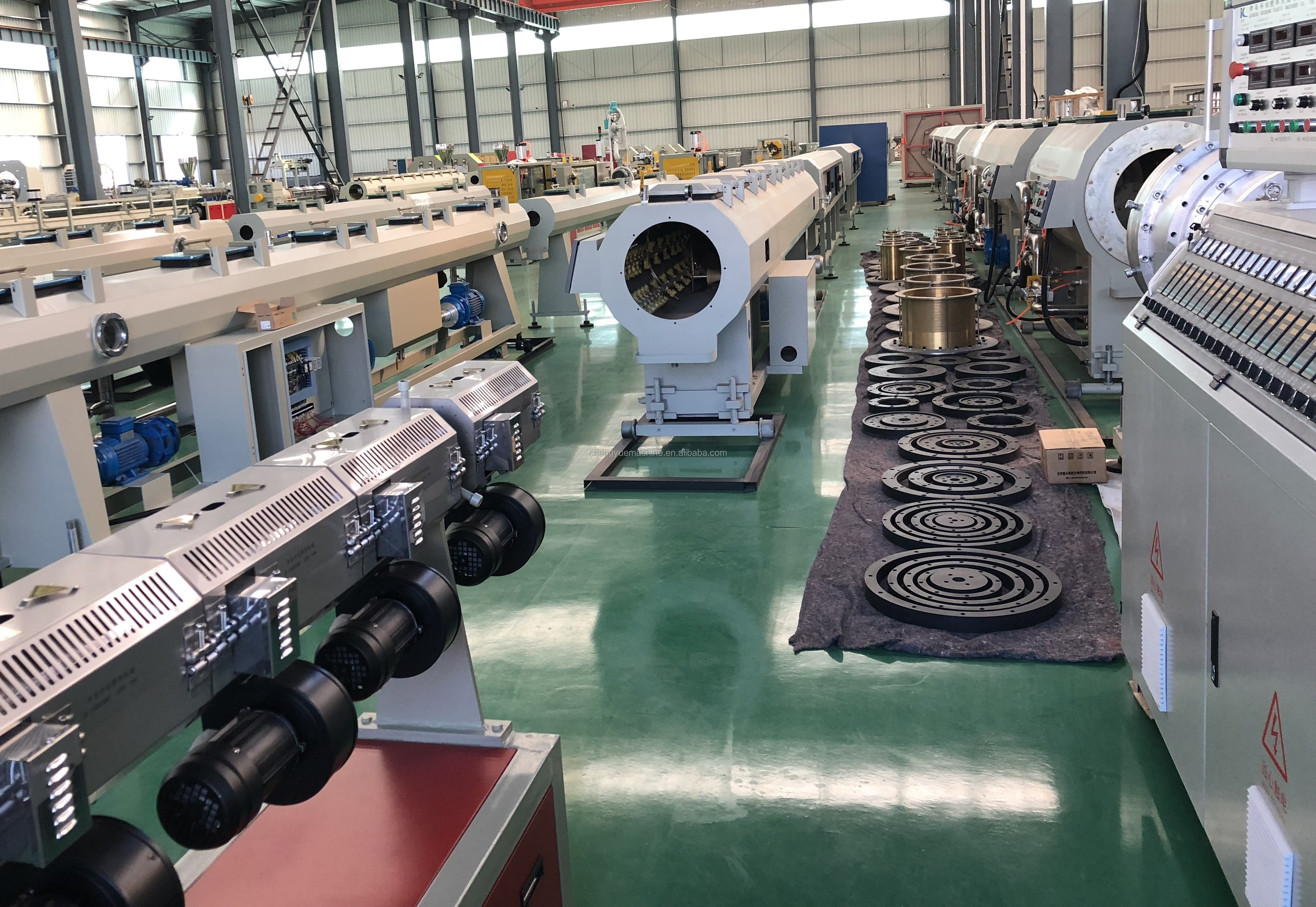 Construction Works UPVC CPVC Electricity Conduit Pipe Making Machine Production Line
