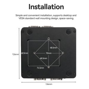 Intel Pentium J2900 Dual LAN Dual COM Mini Computer With DDR3L Up To 8GB And