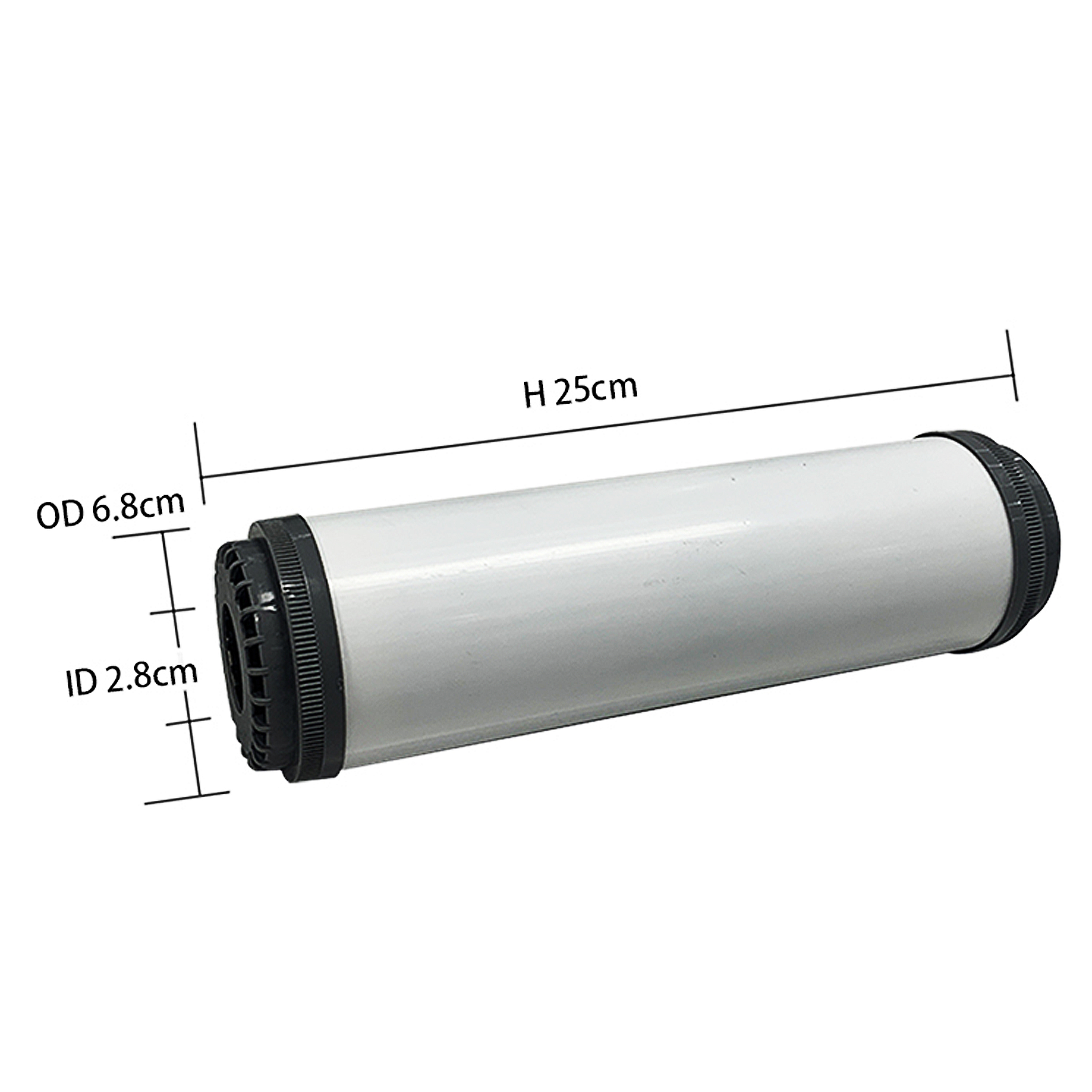10 Inch Granular Activated Carbon Water Purifier Filter Element with Pressure Vessel