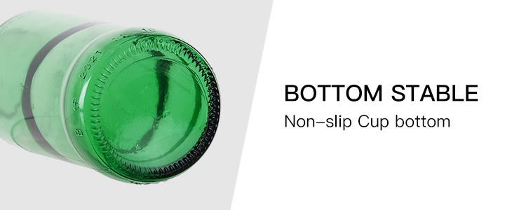 Wholesale Empty 330ml 500ml Green Amber Empty Beer Bottle with Crown Cap