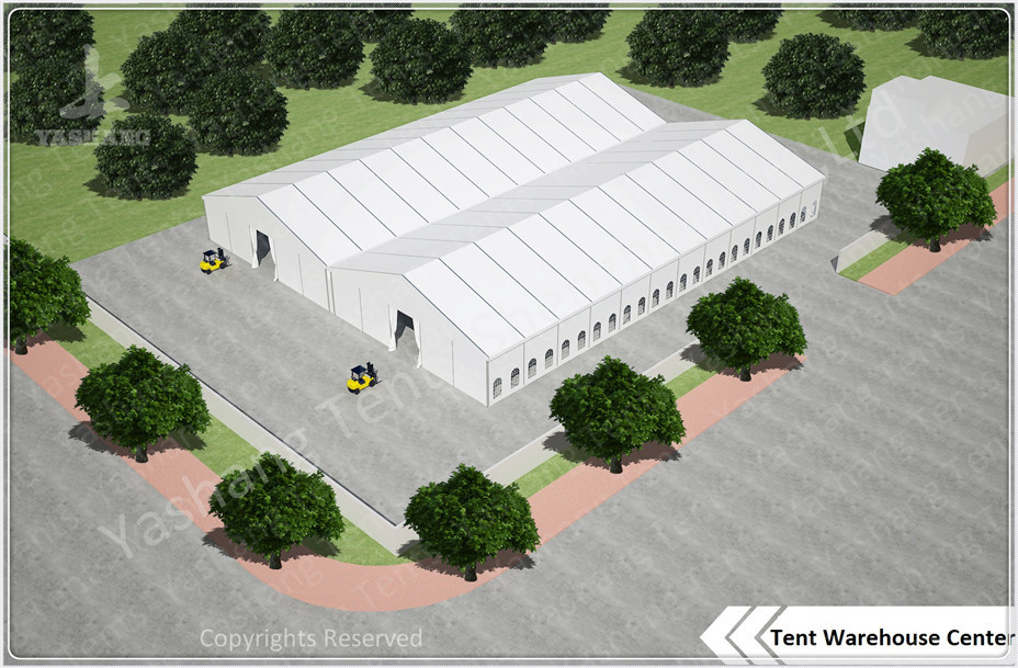 3000 Sqm Array Industrial / Commercial Tent Rentals Durable Aluminium A-Frame Marquee