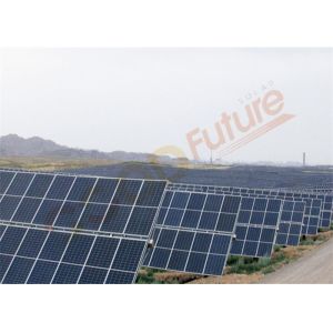 1P Horizontal Single Axis Tracker 60 Degree Automatic Tracking