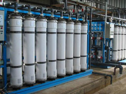 China Pvdf Washable Ultrafiltration System Hollow Fiber Membrane Column on sale