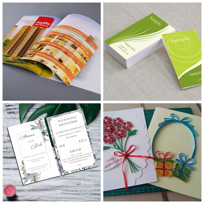 Sheets Packing Two Side Coated And Glossy Couche Paper For Product Brochure