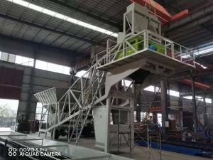  AC 380V 50Hz Mobile Concrete Mixing Plant For Railway Tunnel Construction Manufactures
