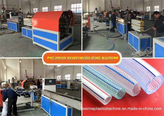 Single-screw Design 4 KG PVC Braided Fiber Reinforced Hose Extrusion Machine for Durable Performance