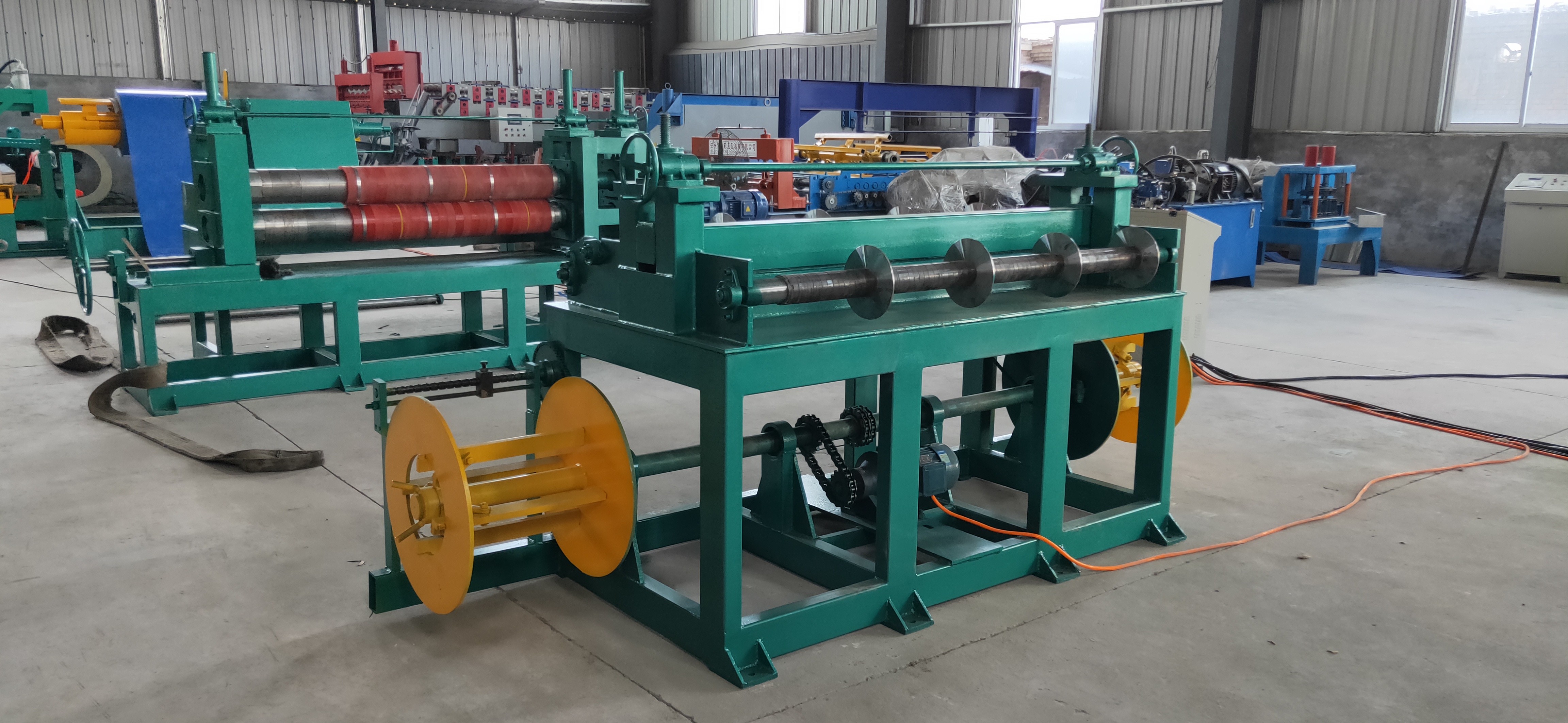 Durable Cut To Length And Slitting Line HR CR SS GI Steel Coil Slitting Machine