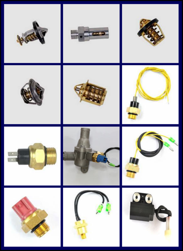 High Performance Wax Type Thermostat , VW AUDI Car Thermostat 077121113
