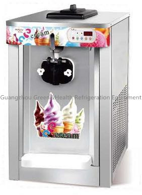 3 Flavors Soft Serve Ice Cream Making Machine With Stainless Steel 1 Year Warranty