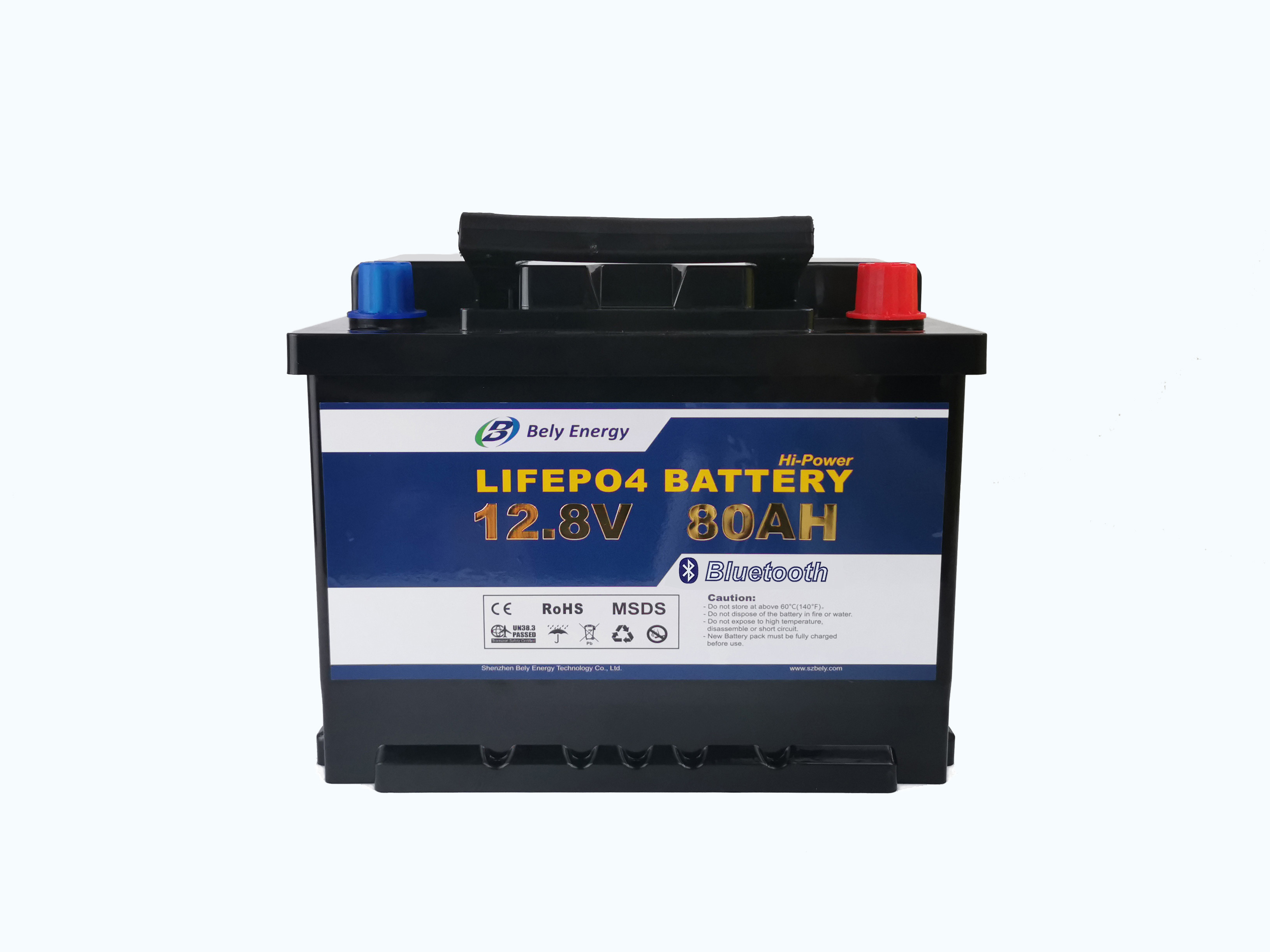 80Ah Lithium Iron Phosphate Battery 12v Blutooth Self Heating For Electric Scooter