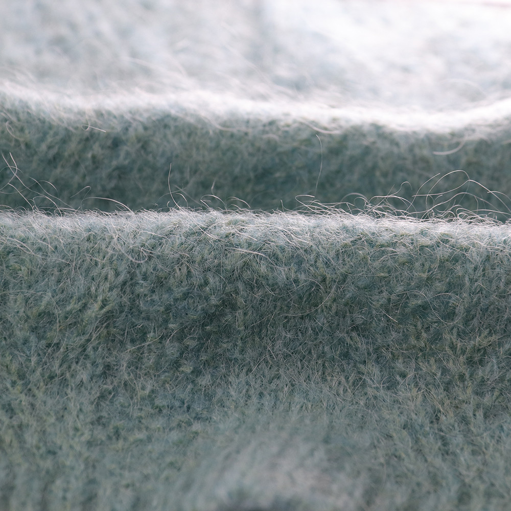 Smooth 1/12NM Mohair Wool Yarn For Knitting Multipurpose Durable