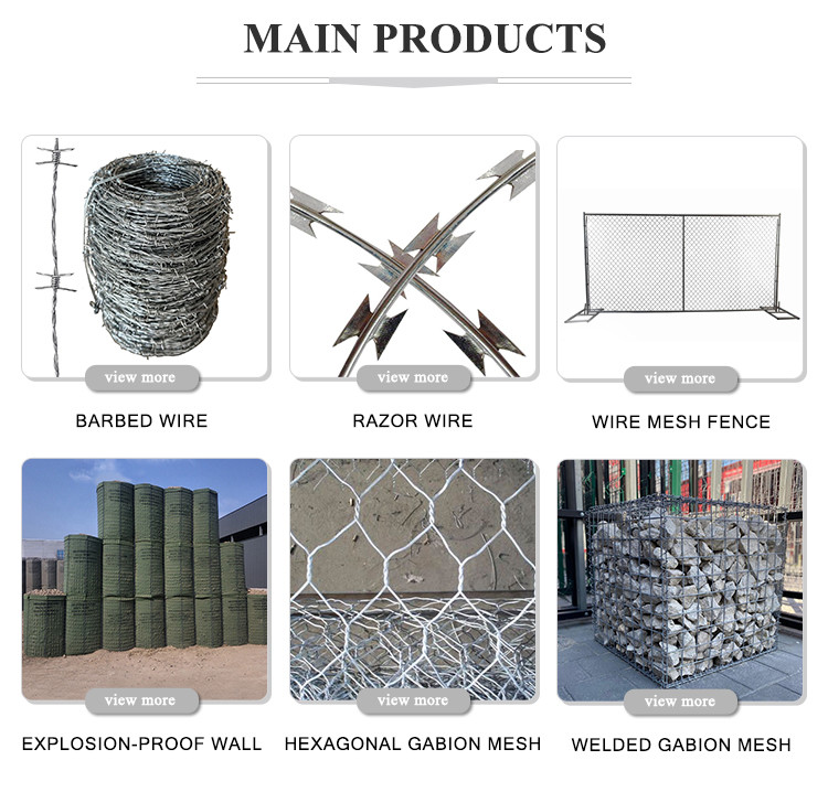 Production Factory Rust Proof Razor Fencing Wire Concertina Barbed Wire Coil
