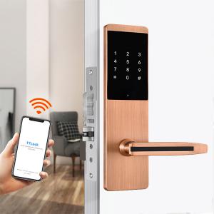  FCC Digital Front Door Lock Intelligent 300mm Home Security Door Locks Manufactures