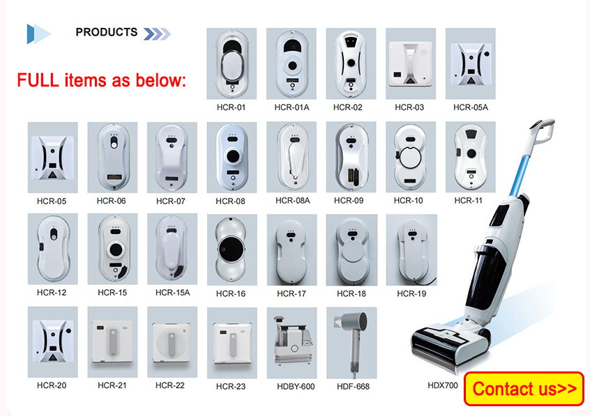 Private Mold Yes Huidi Automatic Electric Robot Window Cleaning Robot for Your Office