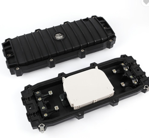2 Out Fiber Optic Joint Box , SGS Fiber Wall Mount Enclosure