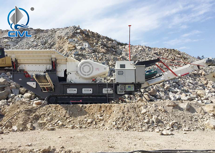 Construction Waste Crushing Equipment Mobile Crushing Plant Contains Jaw Crusher