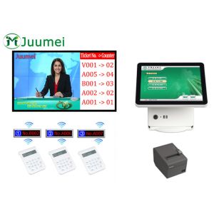  Dark Grey Wireless Service Calling System With IR Touch Screen Manufactures