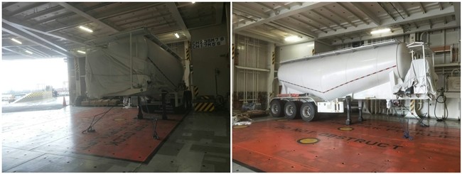 OEM Heavy Duty 54000kg Dry Bulk Cement Trailer