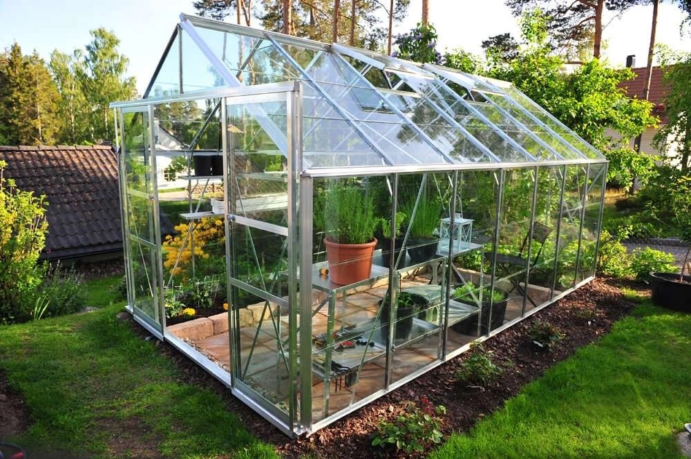 4mm Tempered Patterned Glass for Vegetable Plants Growing Greenhouse and Garden Glass House