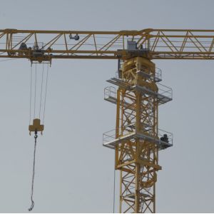 60m Flat Top Tower Crane Used In Building Construction