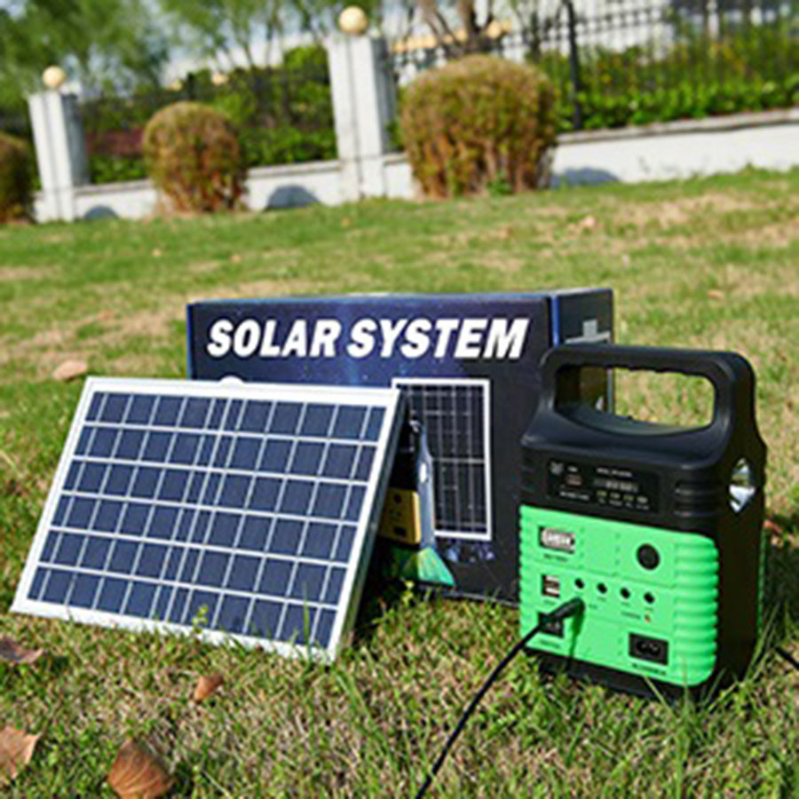 DC Mini Home Solar Lighting System Kit And Mobile Charging SRE-3790
