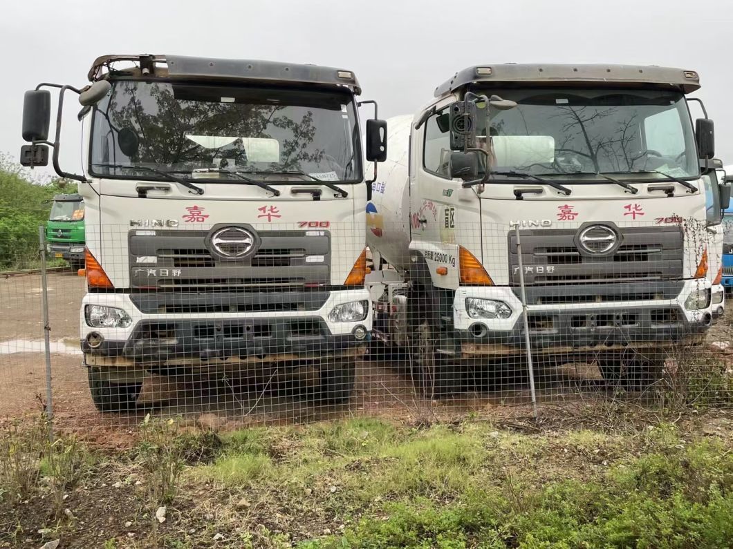 2015 Used 12 Cbm Concrete Mixer Truck Construction Machinery Concrete Mixing Plant Concrete Mixer Truck Concrete Mixer Machine