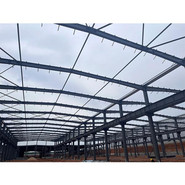 Metal Space Frame Steel Structure Workshop Prefabricated Industrial Buildings
