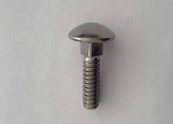 Carbon Steel / Stainless Steel Round Head Bolts , Industrial Square Neck Bolt