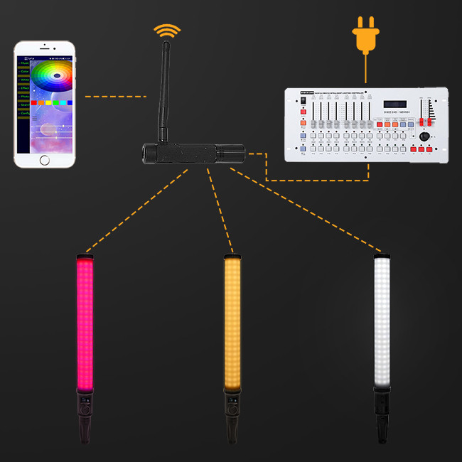 Film maker RGB Light Wand LT-RGB24 video production RGB TUBE LIGHT professional photo video light cinematography