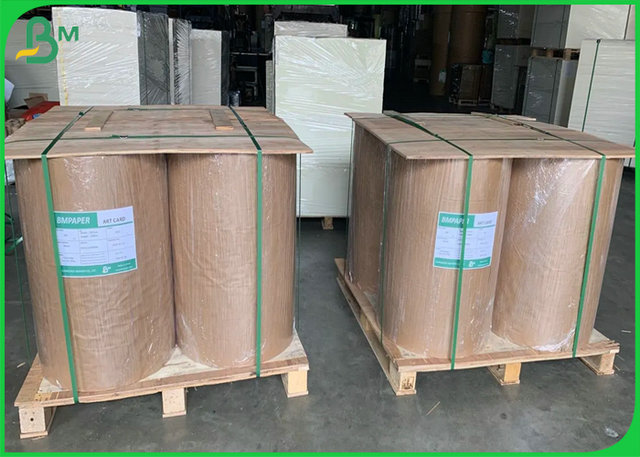 A0 A1 120gsm 150gsm Unbleached Brown Kraft Paper Roll For Normal Package 